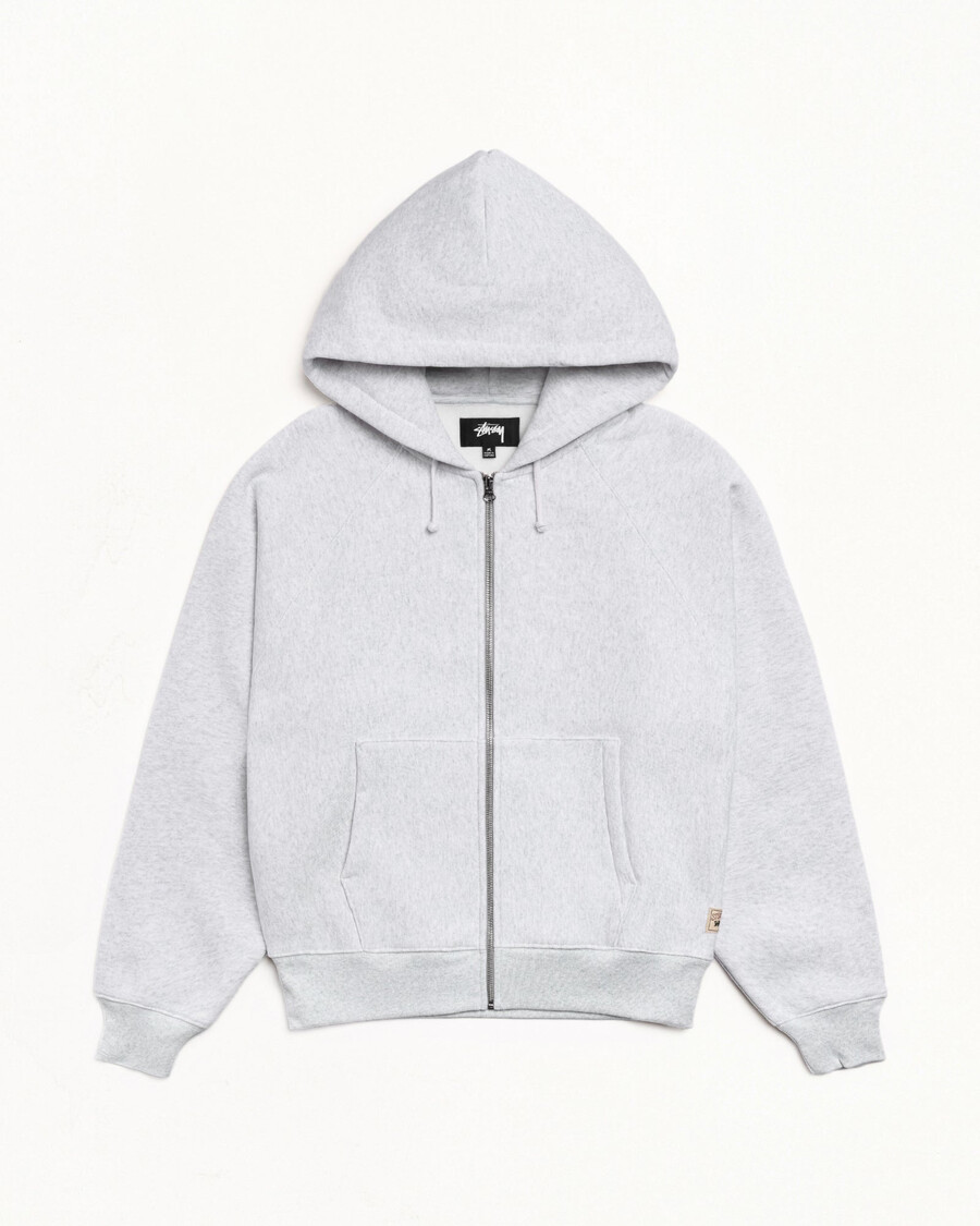 sudadera con capucha y cremallera relajada