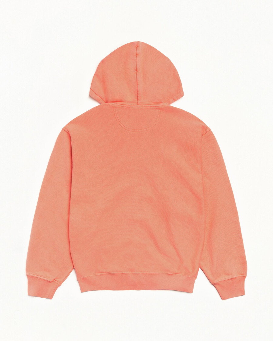 sudadera con capucha y cremallera stüssy wear teñida con pigmentos