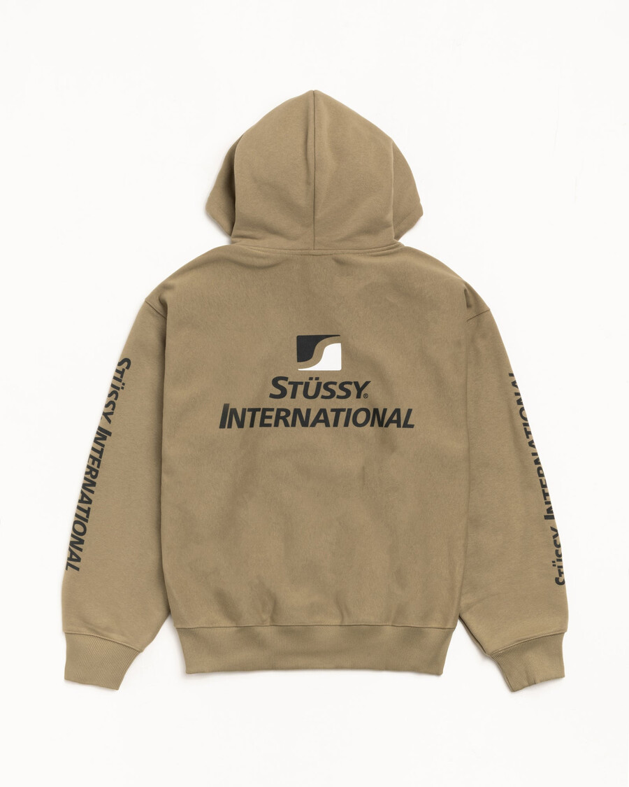 sudadera con capucha y cremallera stüssy international
