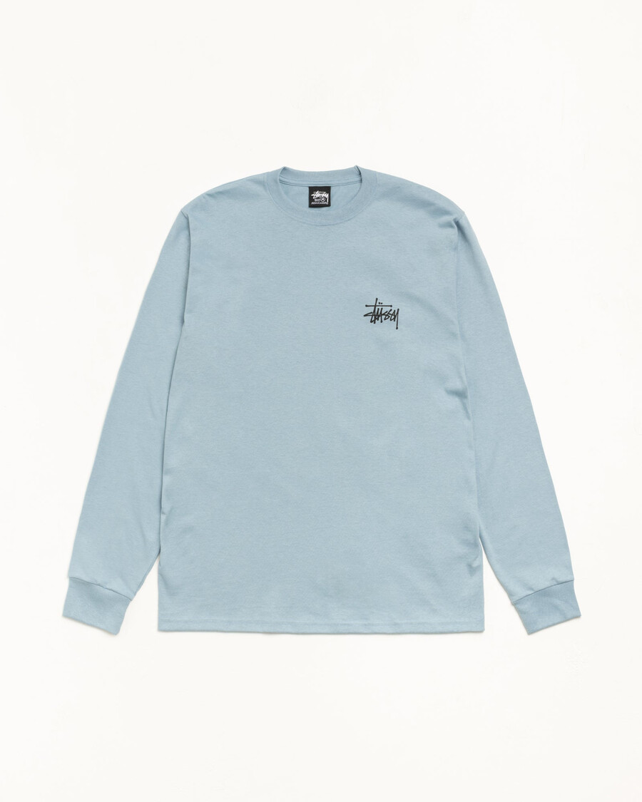 camiseta básica stüssy ls