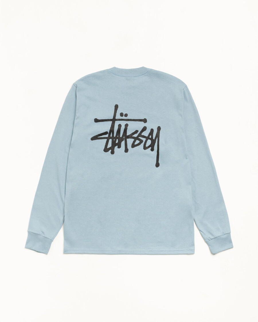 camiseta básica stüssy ls