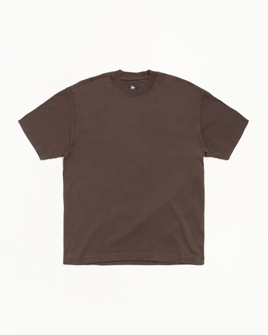 camiseta de manga corta teñida en prenda