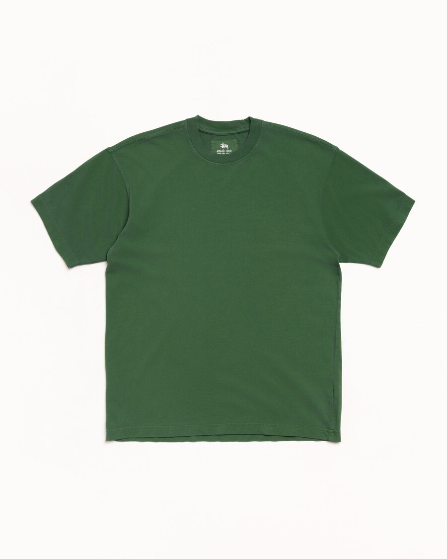 camiseta de manga corta teñida en prenda